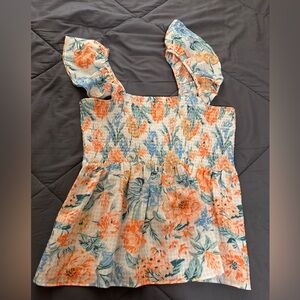 Multi color women top in excellent condition